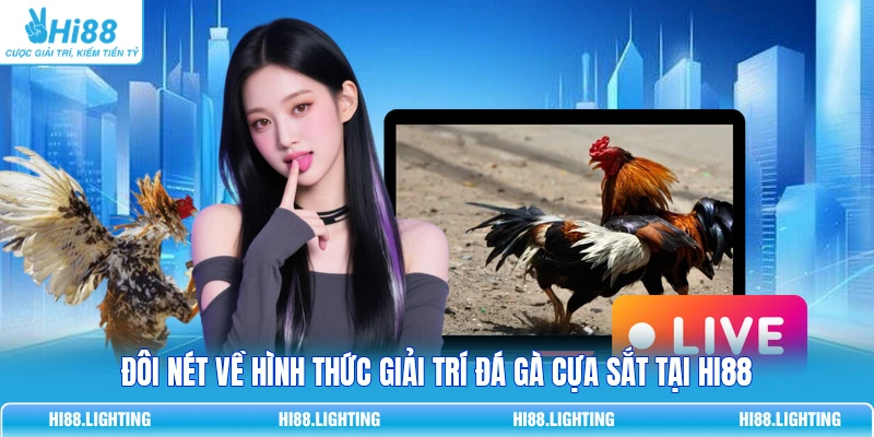 Đôi nét về hình thức giải trí đá gà cựa sắt tại Hi88